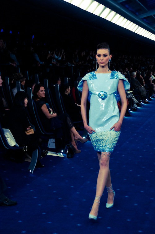 couture chanel ss 2012 tokyo blue