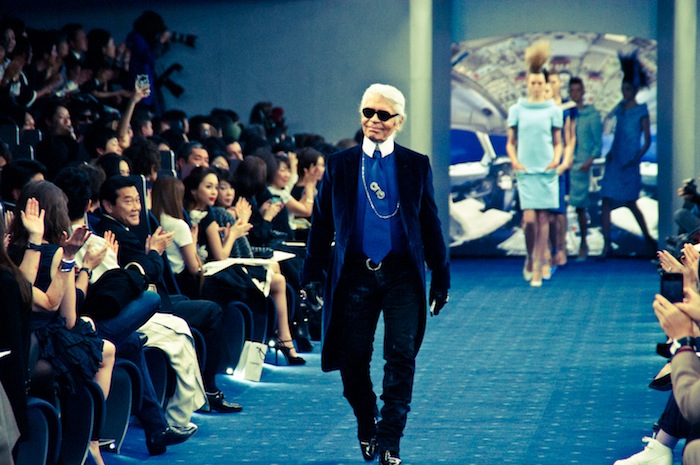 karl lagerfeld couture show in tokyo finale