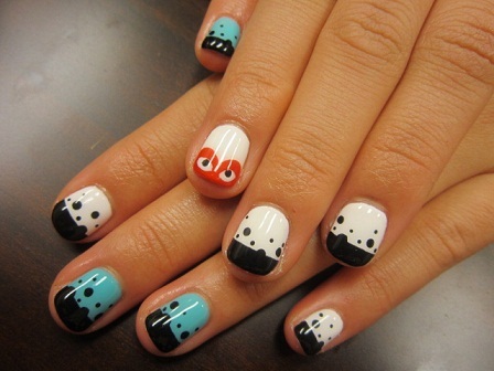 comme des garcons nail art