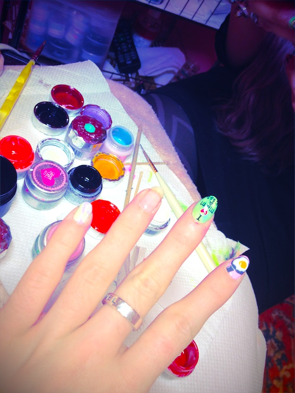 nails one by one